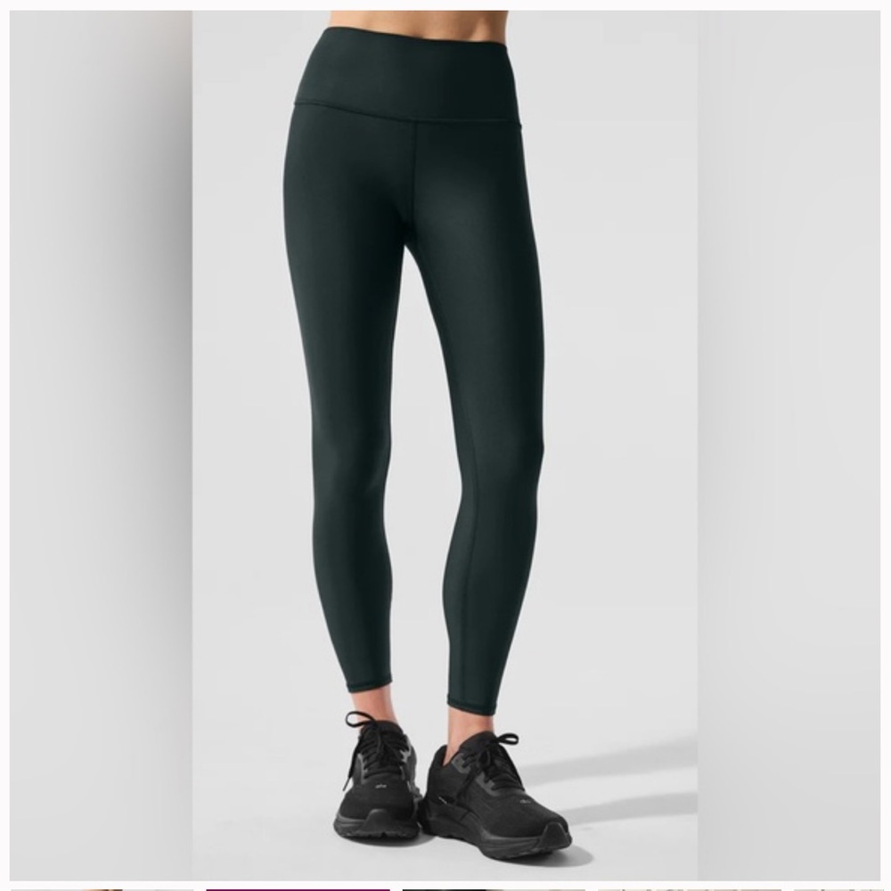Alo yoga 7/8 High-Waist Airlift Legging- charcoal green